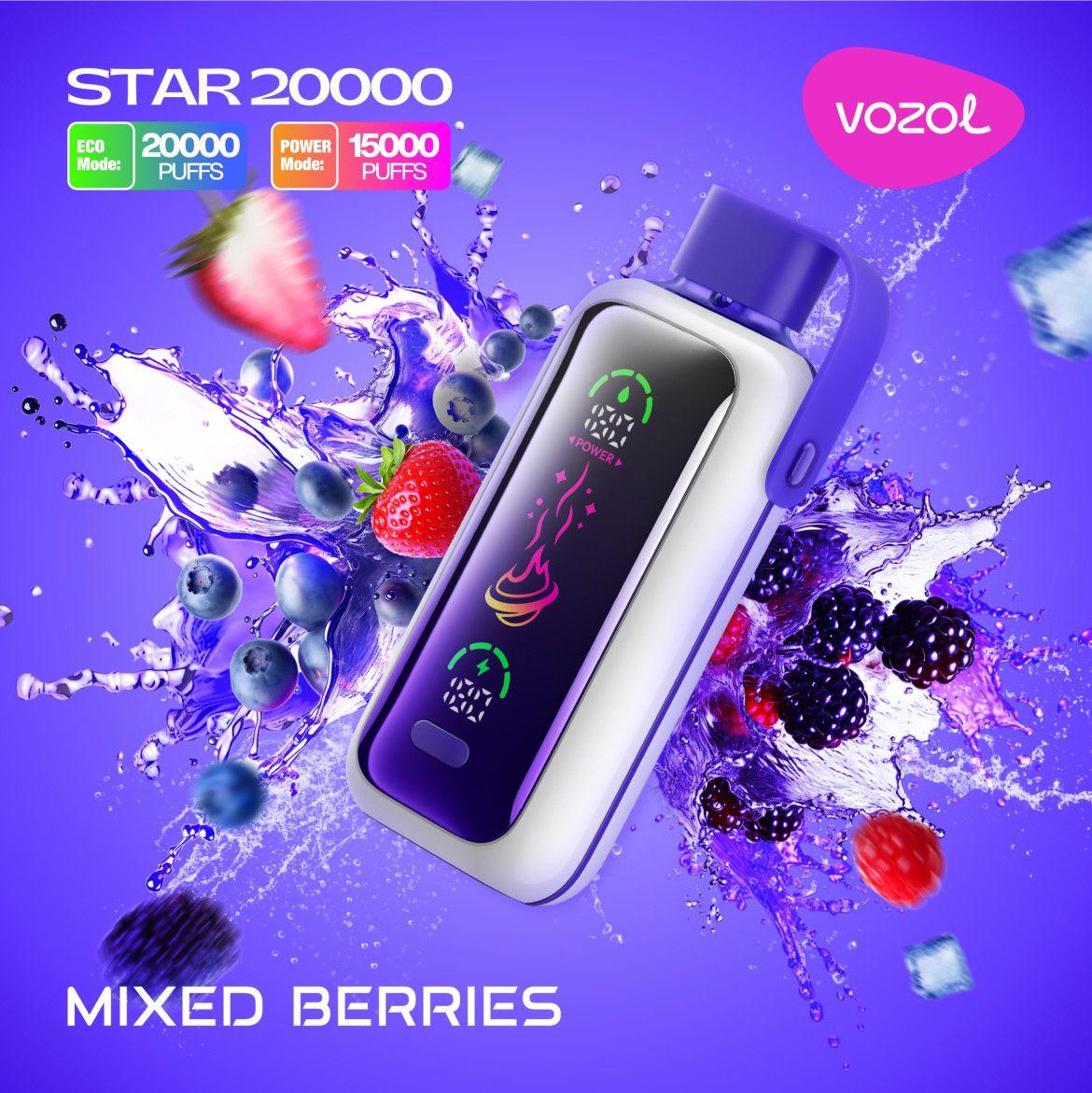 Vozol Star 20000 Puffs Disposable Vape In Dubai