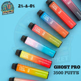 VAPES BAR - GHOST PRO 3500 PUFFS DISPOSABLE VAPE IN UAE