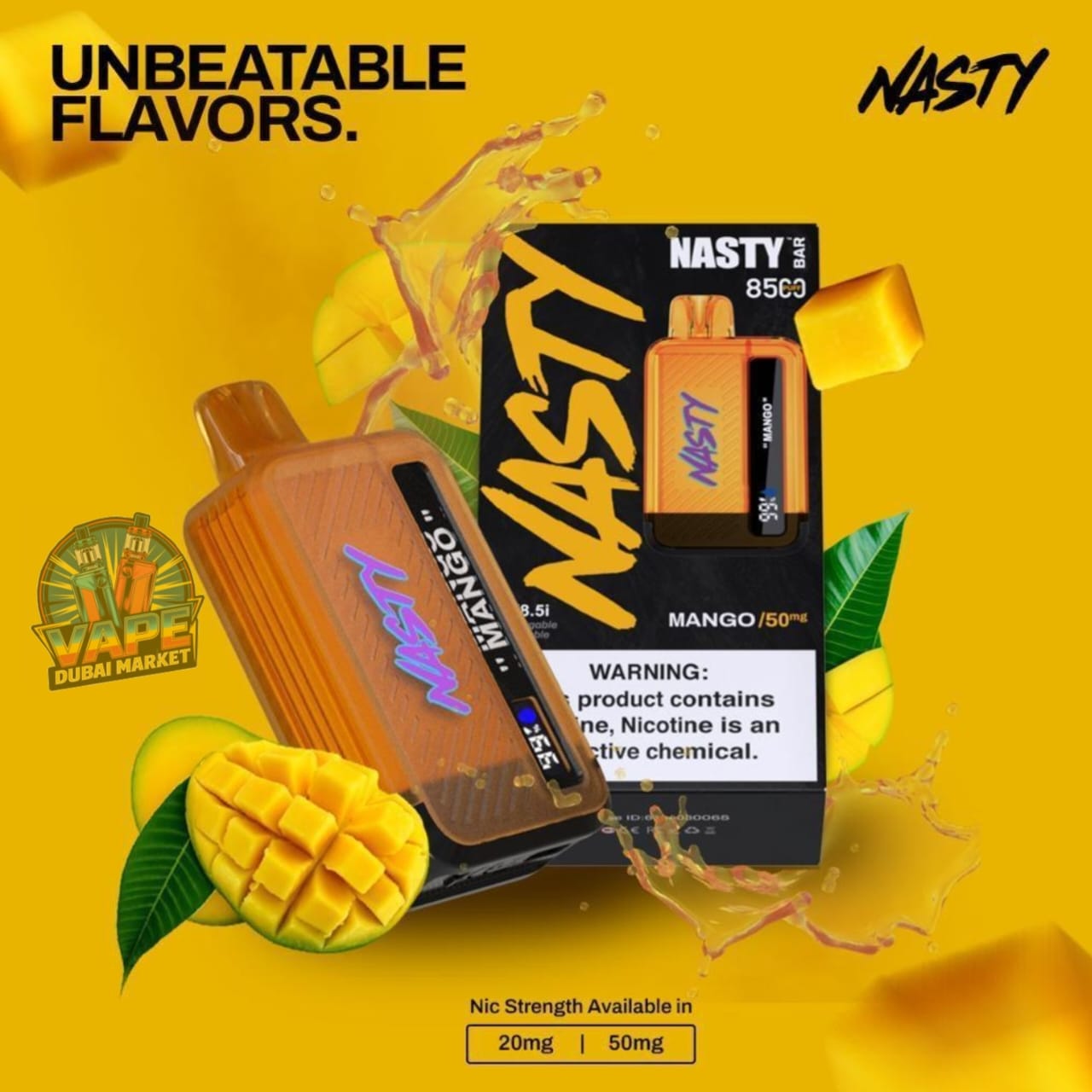 Discover Nasty Bar 8500 Puffs Disposable Vape Online: Same-Day Delivery in Dubai